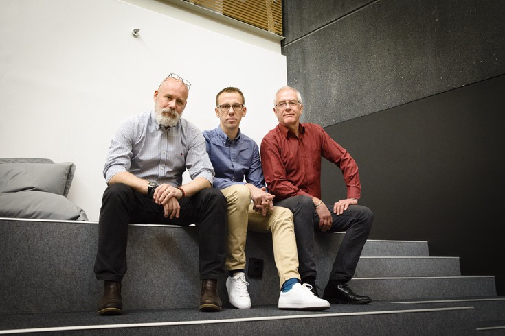 Tomas Nilson, Claes Malmberg och Anders Urbas.